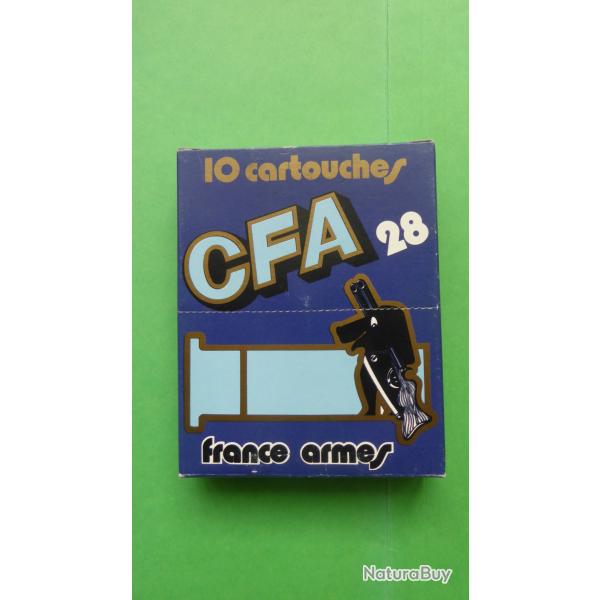 REF 26 - BO�TE CARTOUCHES CHASSE ANCIENNE - Marque CFA -  CAL 16/67  - plombs cubiques
