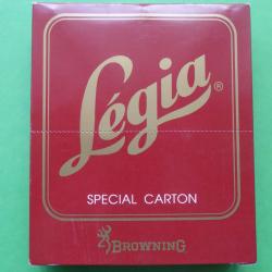 REF 27 - RARE BO&Icirc;TES DE CARTOUCHES DE CHASSE - LEGIA sp&eacute;ciale carton -  CAL 12/67 - Plombs 5