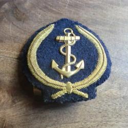 insigne macaron amovible officier  marine nationale