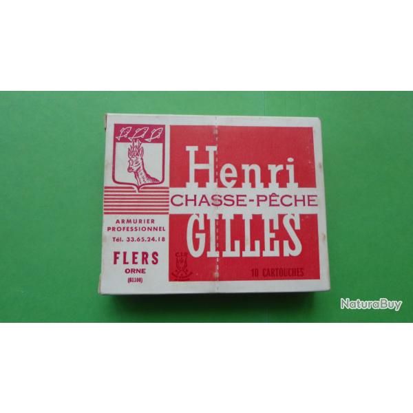 REF 35 - ANCIENNE BO�TES DE CARTOUCHES DE CHASSE - HENRI GILLES -  CAL 12/65 - Plombs 5