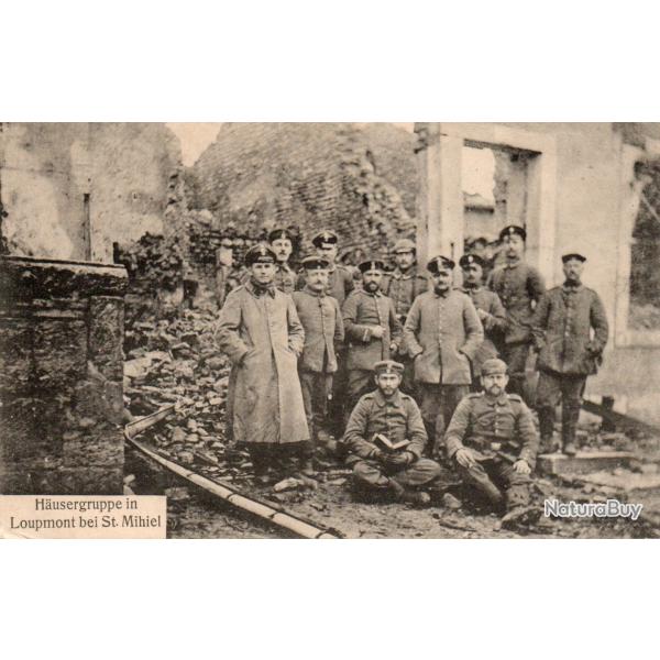 CPA - Hausergruppe in loupmont bei St. Mihiel -N� 7559