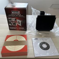 Porte-cible conique SWISS ARMS avec 58 cibles carton 14x14