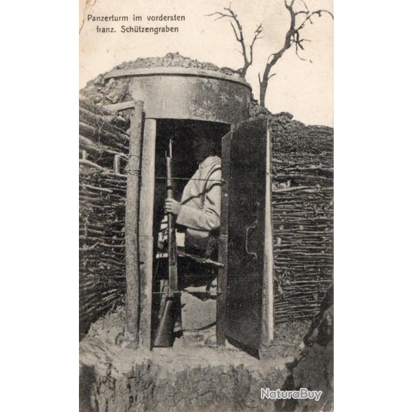 CPA - Panzertum im vordersten franz , Schutzengraben -N� 7560