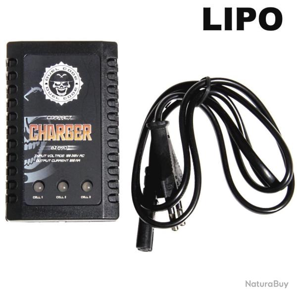 Chargeur Li-Po B3 Pro Compact Duel Code pour batteries airsoft