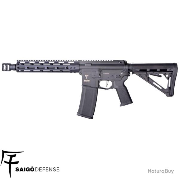 AEG Kenji Kensei Long Noir Saigo Defense - M4 G�chette �lectronique