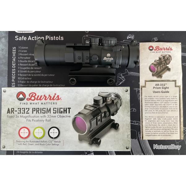 Lunette BURRIS tactical AR 332