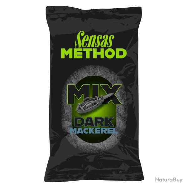 SENSAS METHOD MIX DARK MACKEREL 1KG SENSAS