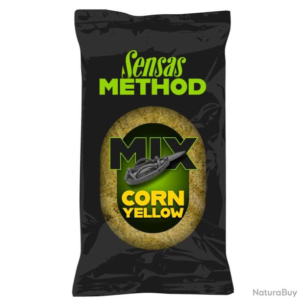 SENSAS METHOD MIX YELLOW CORN1KG SENSAS