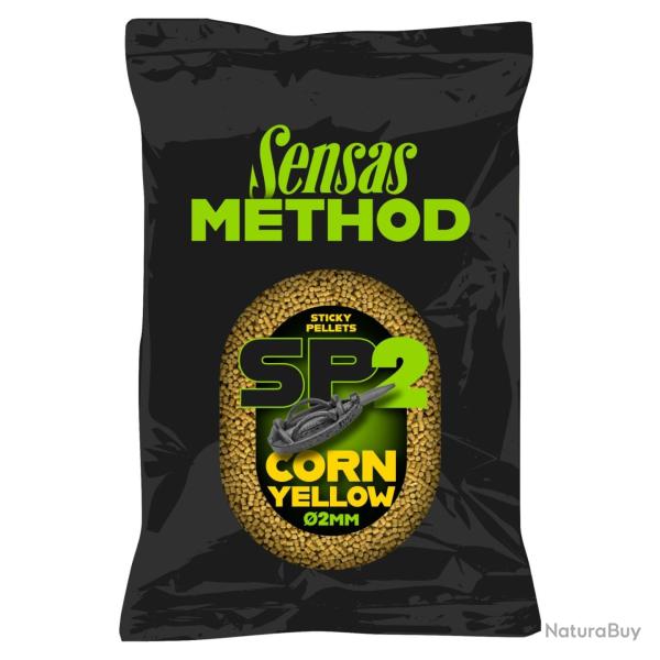 SENSAS METHOD STICKY PELLETS 650GR SENSAS Corn