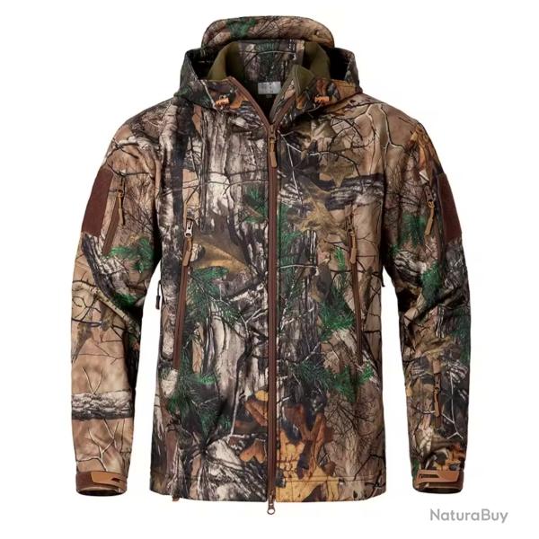 Veste de chasse Softshell Laef CAMO