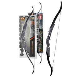 Kit arc d'initiation Easton "Beginner" 52&acute;&acute; 10 - 20 LBS Noir