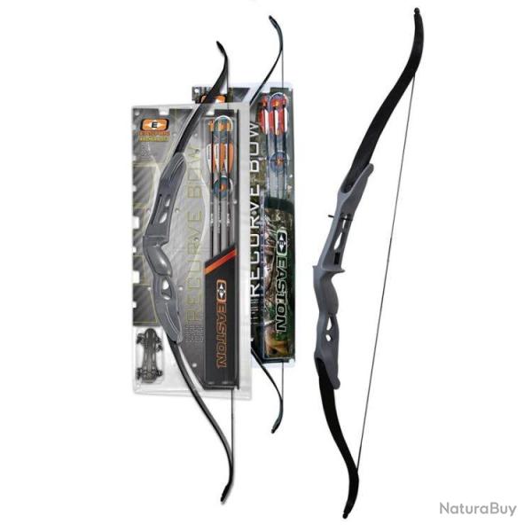 Kit arc d'initiation Easton "Beginner" 52�� 10 - 20 LBS Noir
