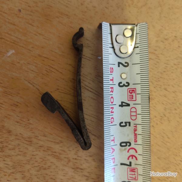 Ressort platine pistolet ou fusil piston silex 2