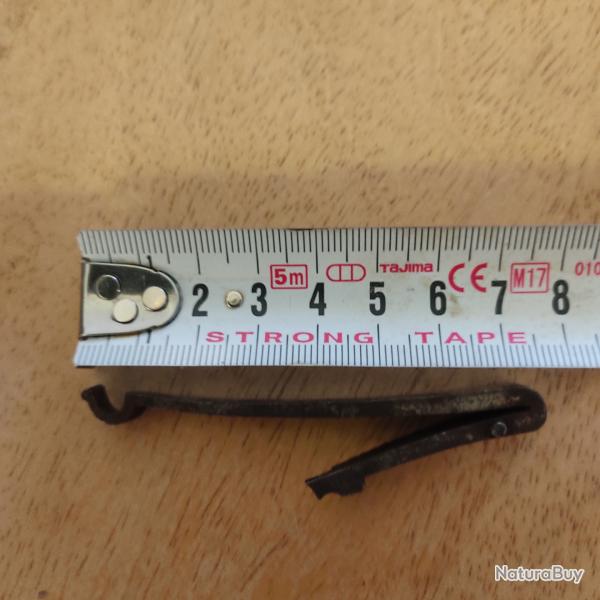 Ressort platine pistolet ou fusil piston silex 4