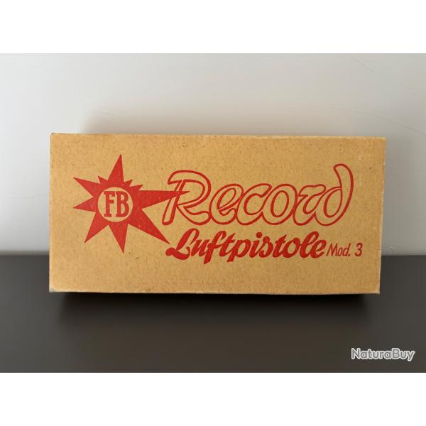 FB Record Luftpistole Mod. 3