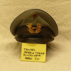 Casquette troupe Bundeswehr ann&eacute;es 70