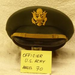 casquette officier US Army ann&eacute;es 70