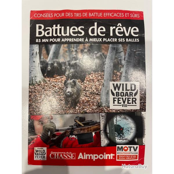DVD "Wild Boar Fever VIII - Battues de r�ve", le film sur la chasse au sanglier