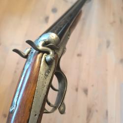 Fusil juxtapos&eacute; &agrave; chiens ext&eacute;rieurs - calibre 12/65 - Saint-&Eacute;tienne fn XIXe