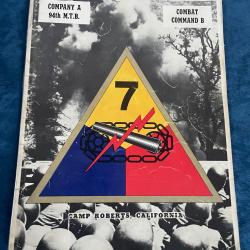 Livret sur le camp Roberts Californie, guerre de Cor&eacute;e