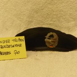 B&eacute;ret Panzertruppen Bundeswehr ' 80