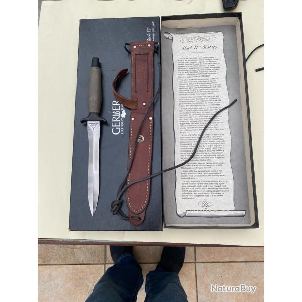 RARE DAGUE COMMANDO GERBER MkII 20TH ANNIVERSARY.