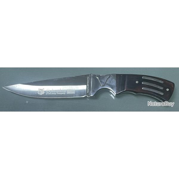 COUTEAU POIGNARD manche bois acier