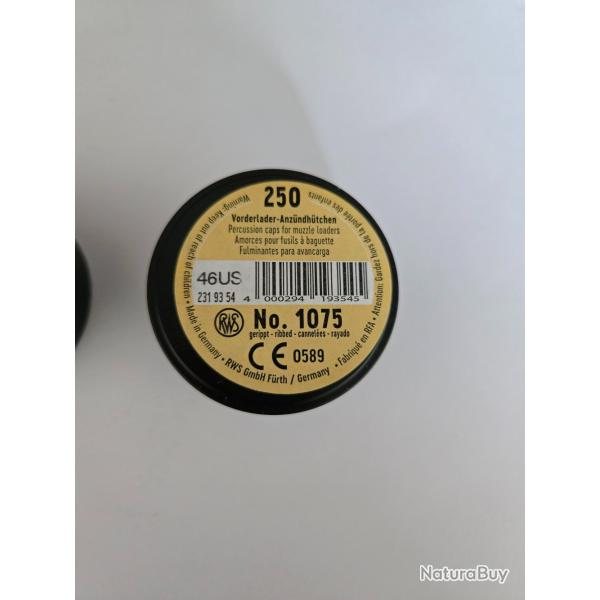 AMORCES 1075 50 RWS EN STOCK