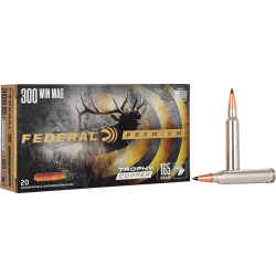 Cartouches Federal Premium Ogive Trophy Copper Calibre 300 Win Mag - 165 grains