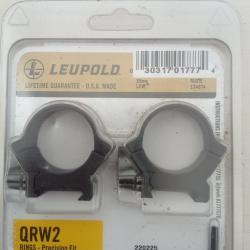 COLLIER LEUPOLD QRW2 30mm High Matte
