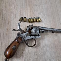 REVOLVER A BROCHE CAL 12MM