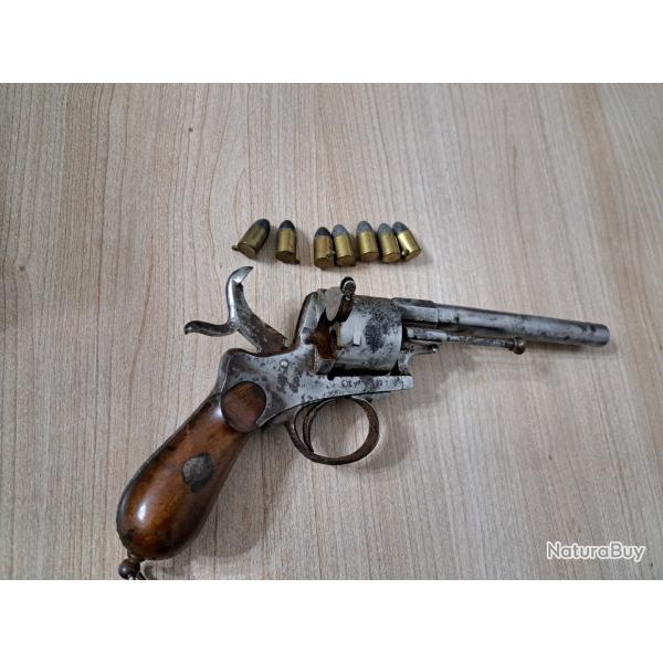REVOLVER A BROCHE CAL 12MM