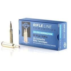 Munitions PARTIZAN calibre 22-250 Rem Softpoint 55gr - 3.6g x20