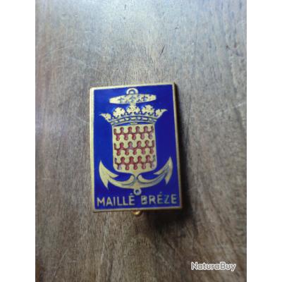 Insigne Marine 3e Région Maritime Courtois - Décoration Militaire Occasion Bon état