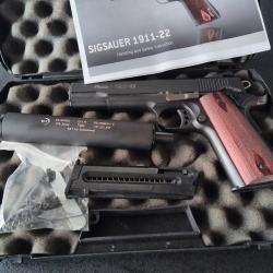 Pistolet 22LR  Sig-Sauer 1911-22