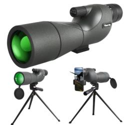 T&eacute;lescope &eacute;tanche 25-75x60 avec tr&eacute;pied et support t&eacute;l&eacute;phone, monoculaire FMC BAK4