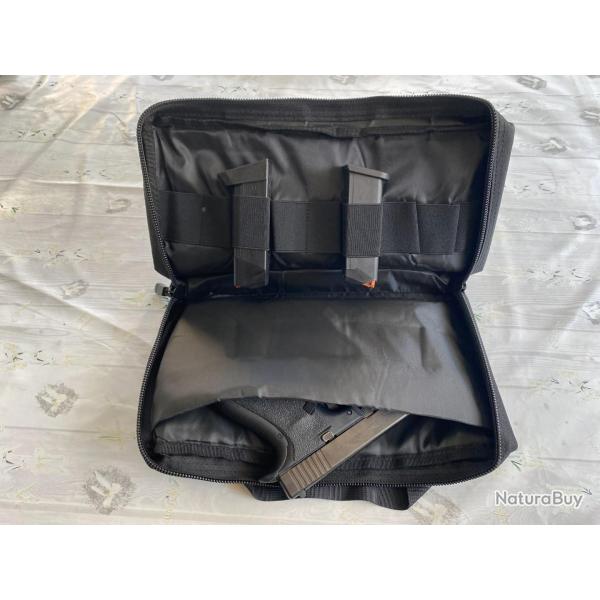Housse de  transport arme de poing couleur Noir