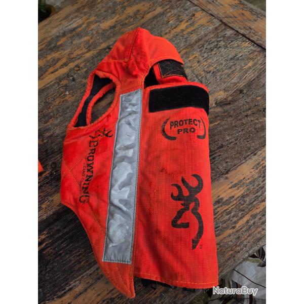 gilet protection chien Browning servi 4 ou 5  fois