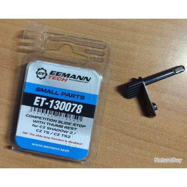 Arr�toir de culasse Eemann Tech avec repose-pouce pour CZ Shadow 2 / CZ TS / CZ TS2