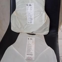 Ench&egrave;re lot de 2 plaques balistiques 3a contre les armes de poings et les lames  MEHLER 33X32 cm