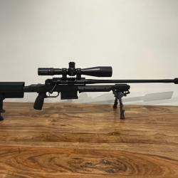 Haenel RS8 commando cal308 win  lunette Schmidt Pm2 silencieux bipieds et mallette p&eacute;lican .occasion