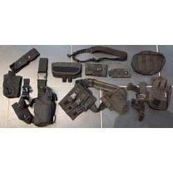 Lot Ceinture + poche camo black