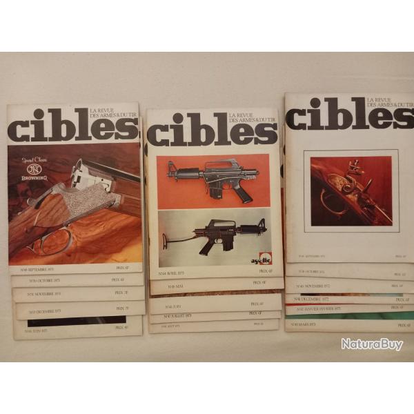 Vend num�ros anciens du magazine "Cibles"