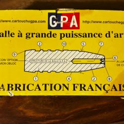 9 cartouches GPA 6,5x68 - 114 grains