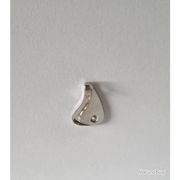 Pendentif Argent Massif 925 et Oxyde de Zirconium