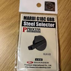 S&eacute;lecteur acier Guarder GLK-93 pour Marui G18C GBB - Neuf