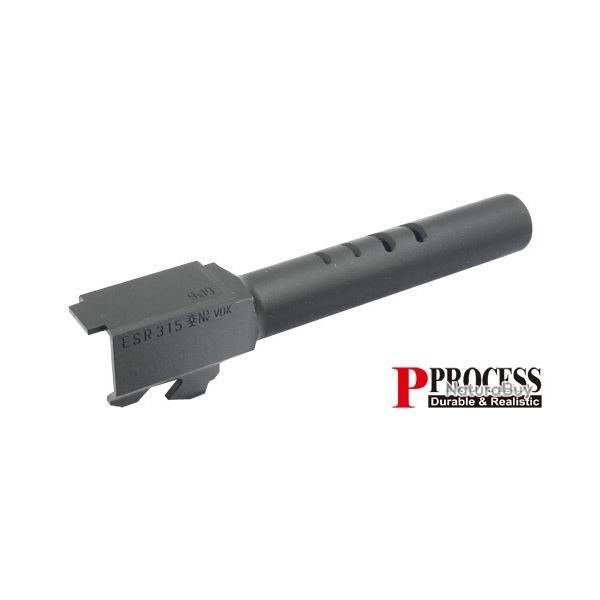 Outer Barrel acier CNC Guarder GLK-47 (BK) - Marui G18C GBB - Neuf