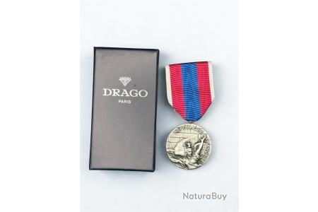 14.034) Médaille de la Défense Nationale - Argent - Drago