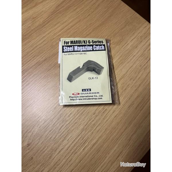 Arr�toir de chargeur acier Guarder GLK-13 - Marui / KJ G17 G26 G18C - Neuf