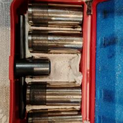 Chokes perazzi d origine complet avec bo&icirc;te et cl&eacute; perazzi.